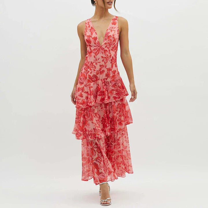 Elowen | Floral Tiered Maxi Dress