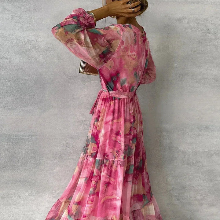 Elowen | Floral Wrap Maxi Dress