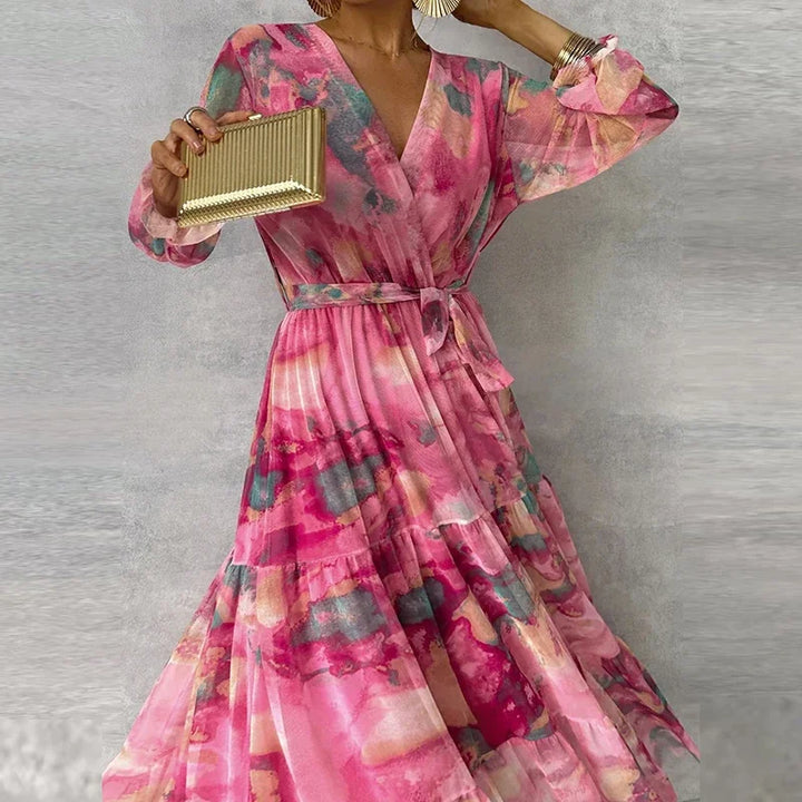 Elowen | Floral Wrap Maxi Dress