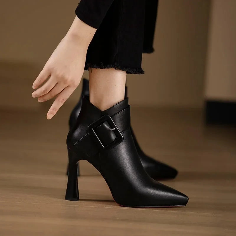 Scarlett | Ankle Boots with Buckle