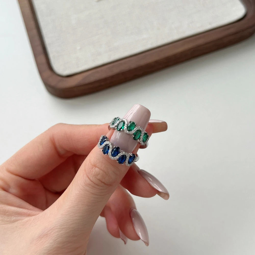 Marivelle Oceane Sapphire Band