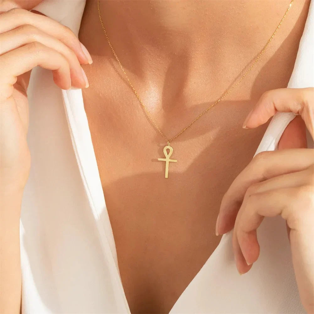 Gold Ankh Pendant