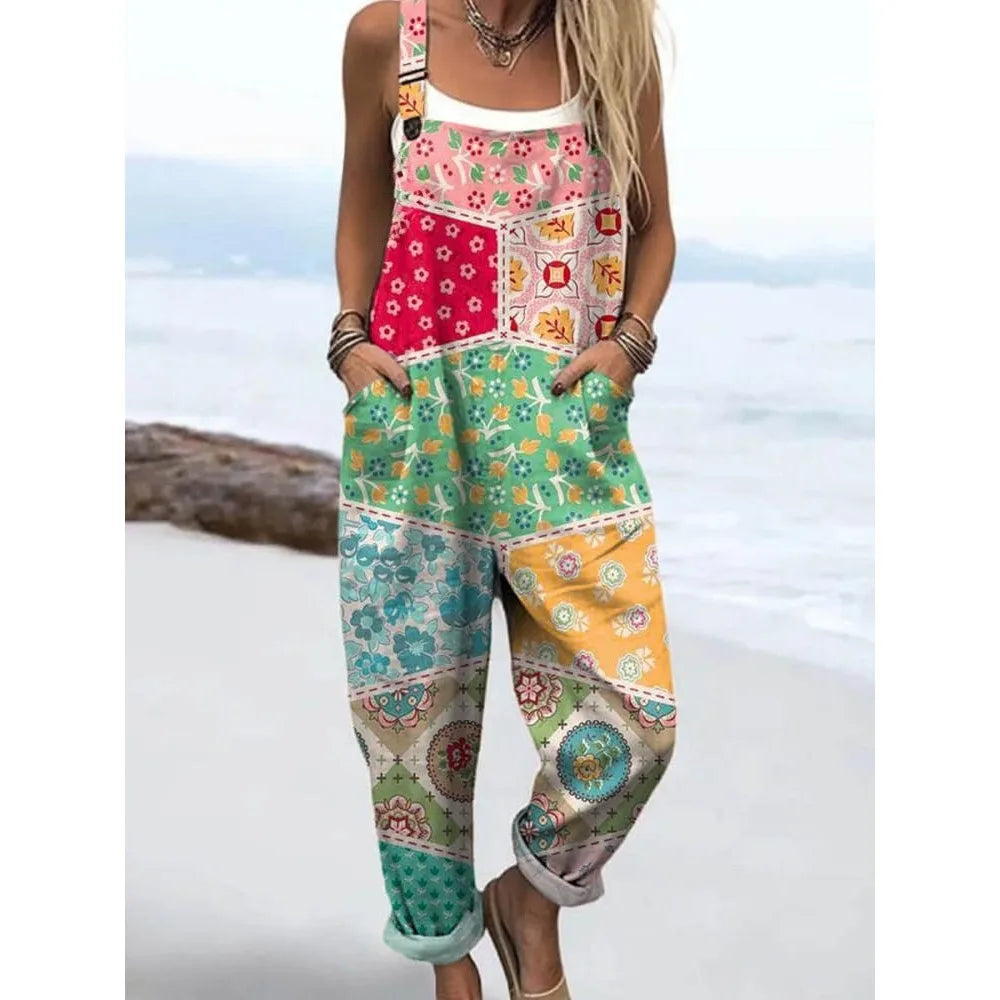 Joy | Country Patchwork Dungarees