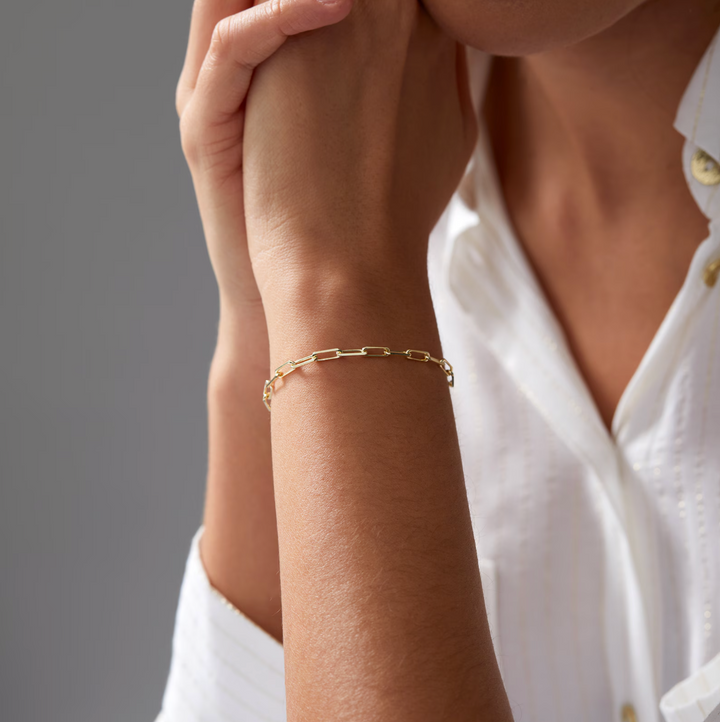 Bracelet en Chaîne Paperclip Maui