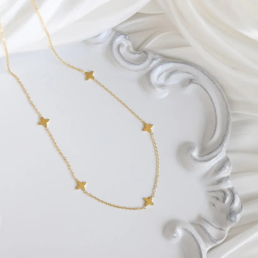 Necklace with Golden Star Pendant