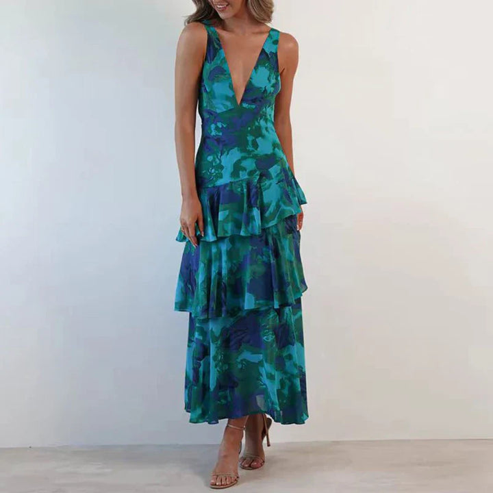 Elowen | Floral Tiered Maxi Dress