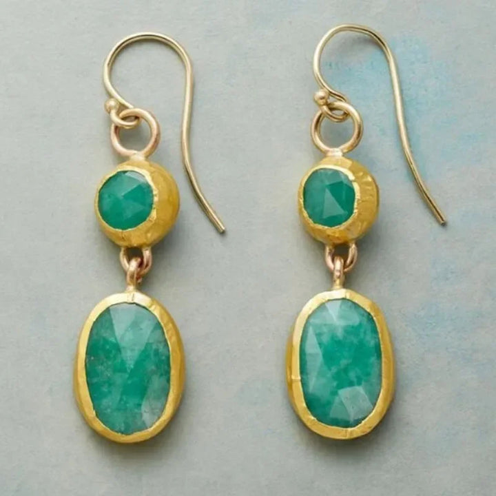 Simple turquoise earrings