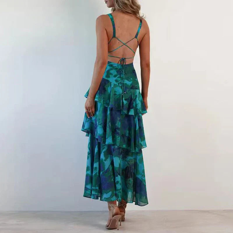 Elowen | Floral Tiered Maxi Dress