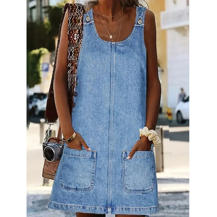 Saylor | Soft Denim Day Dress