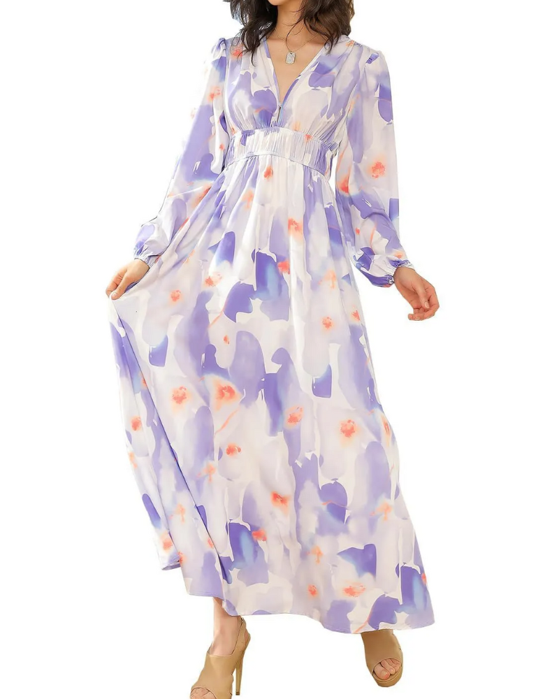 Corrine | Soft Floral Everyday Midi Dress