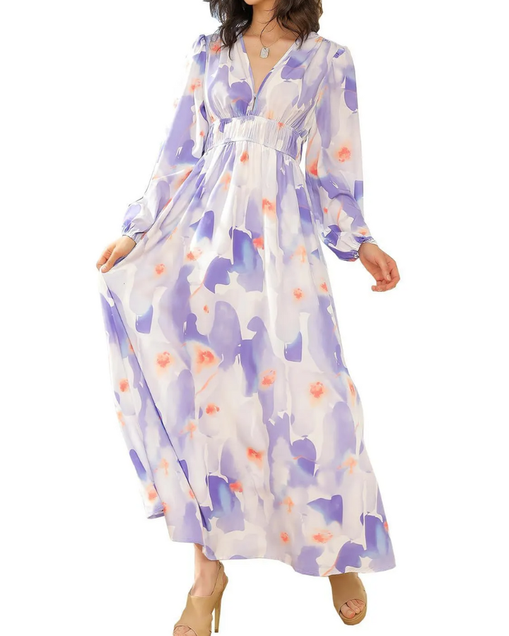 Corrine | Soft Floral Everyday Midi Dress
