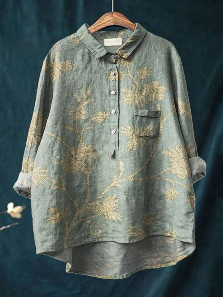 Tiziana – Linen Patterned Shirt