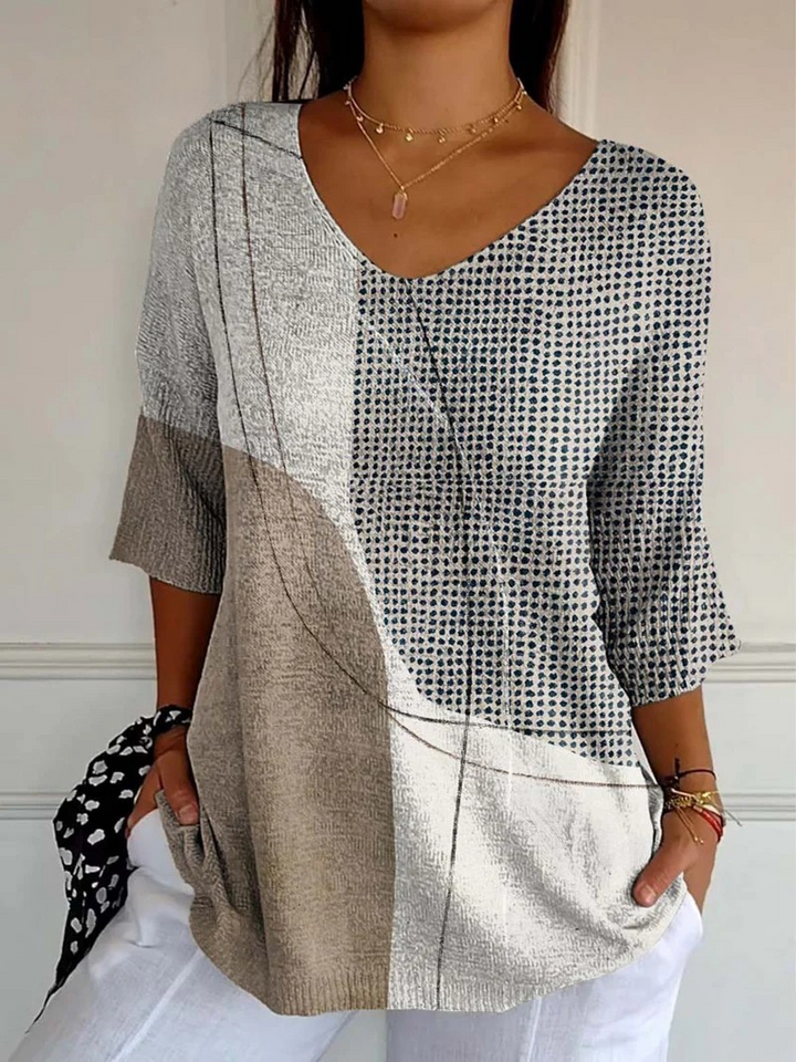 Isolde | Vintage Floral Knit Top