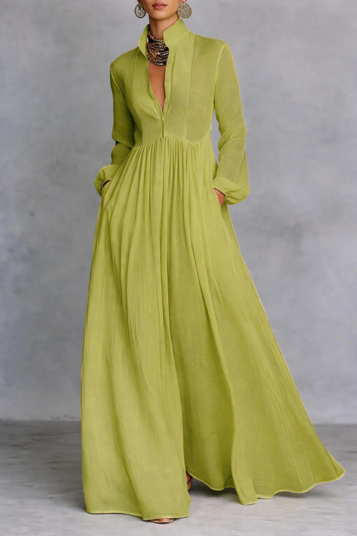 Celeste™ | Airy Linen Maxi Dress