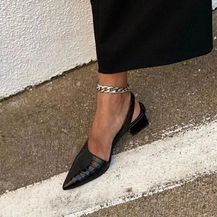 Isabelle | Classic Slingback Pumps
