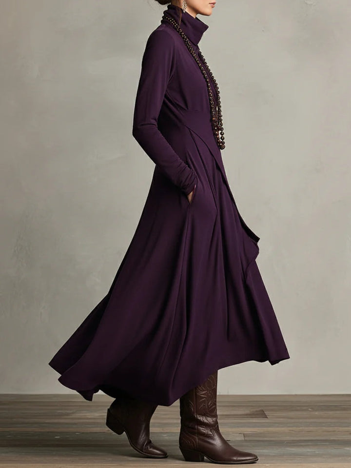 Elara™ | Sculpted Flow Maxi Dress