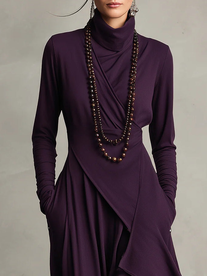 Elara™ | Sculpted Flow Maxi Dress