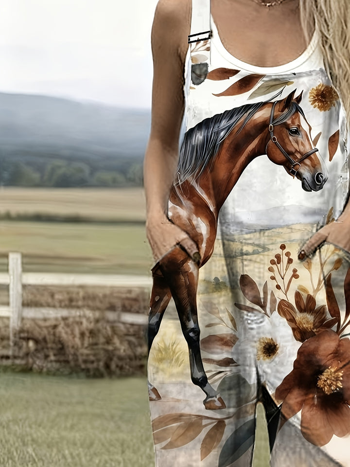 Willowmere | Rustic Equine Bloom Dungarees