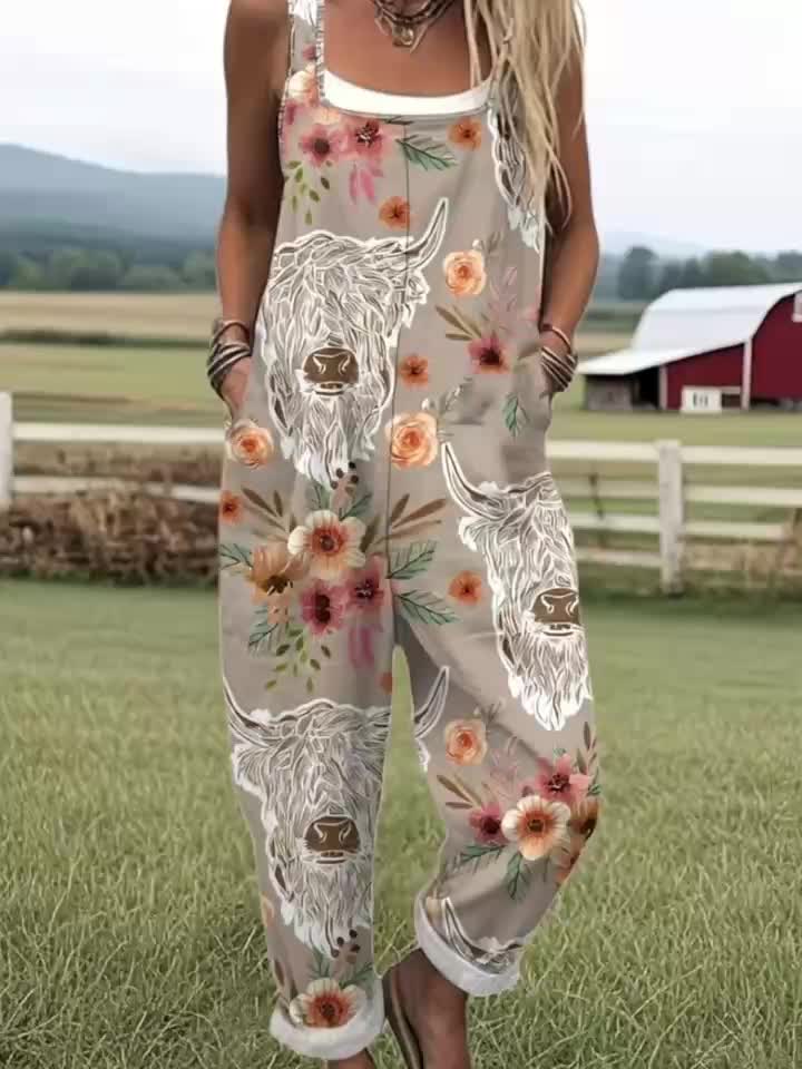 Zomer Weide Vakantie Stijl Mode Casual Dames All-Over Print Dagelijkse Werkkleding