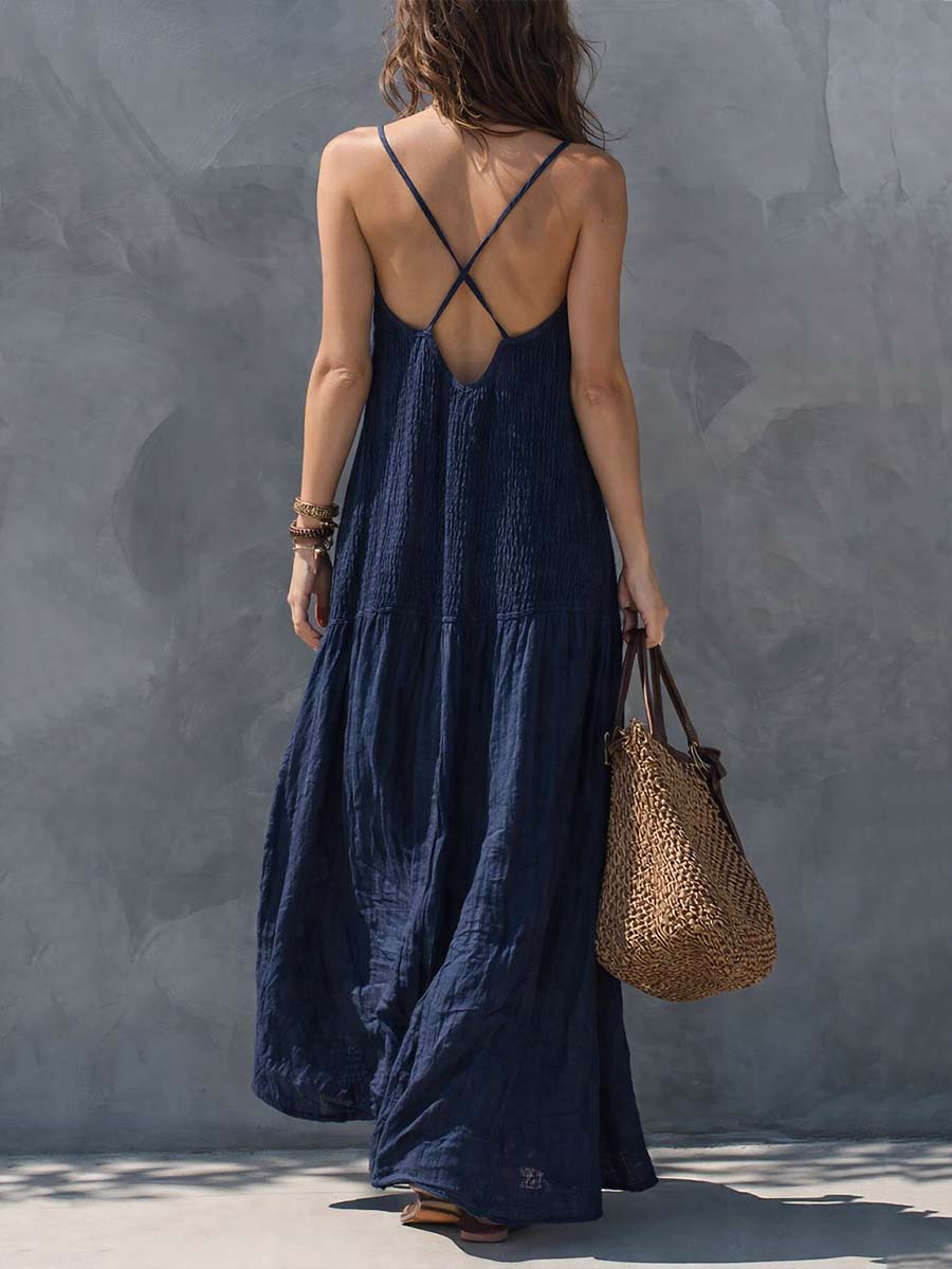 Bohemian Patchwork Maxi Dress
