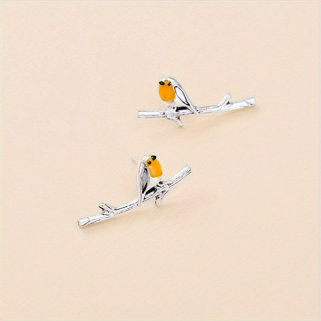 Cartoon Animal Bird Earrings