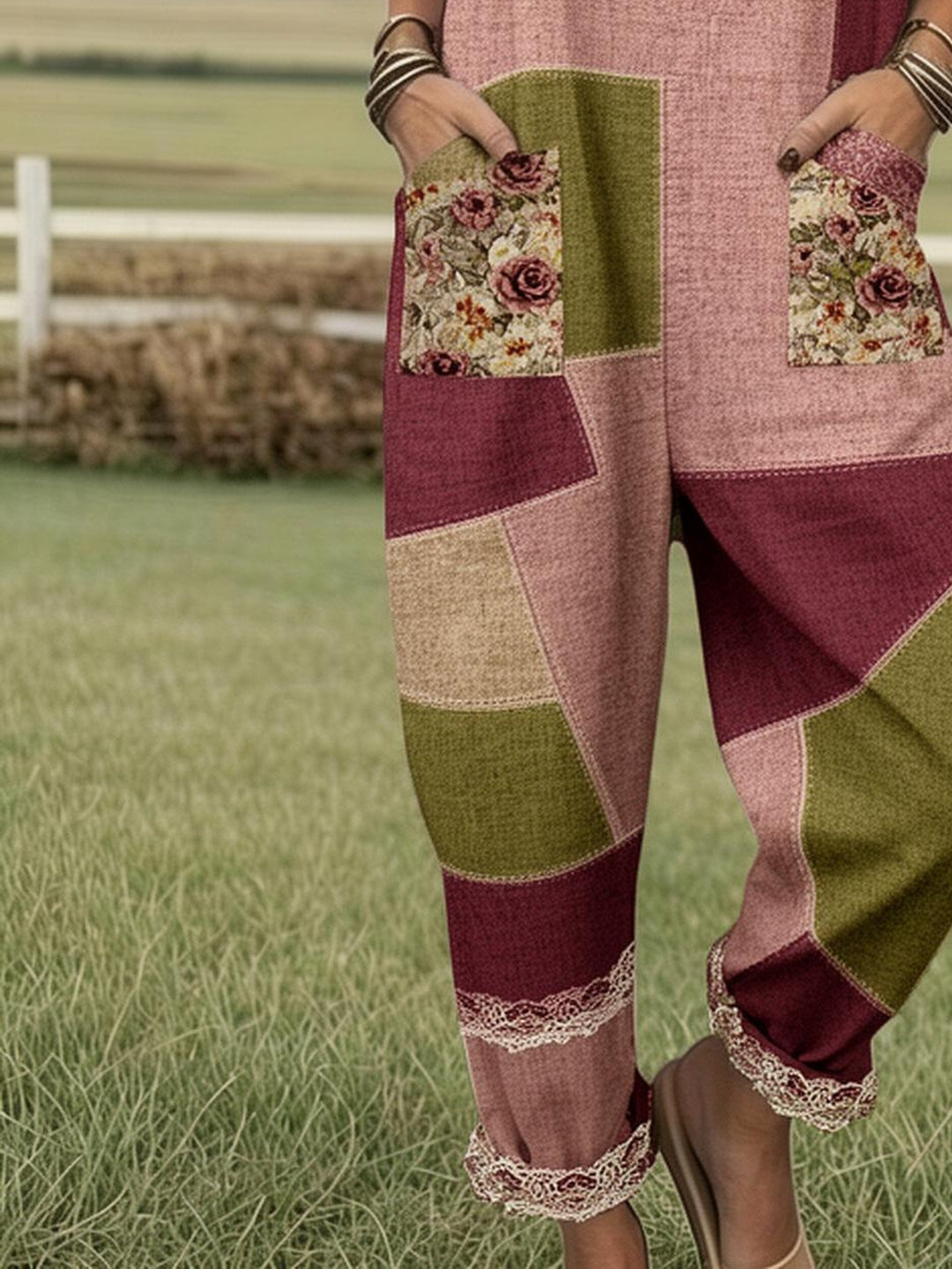 Cotswold | Heirloom Garden Patch Dungarees