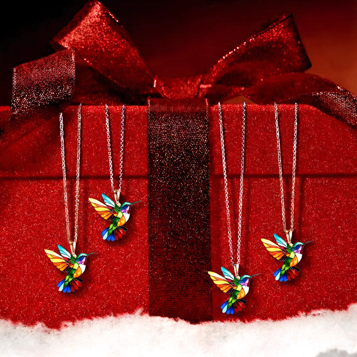 Beautiful Hummingbird Necklace with Bonus Earrings – Limited Time Offer