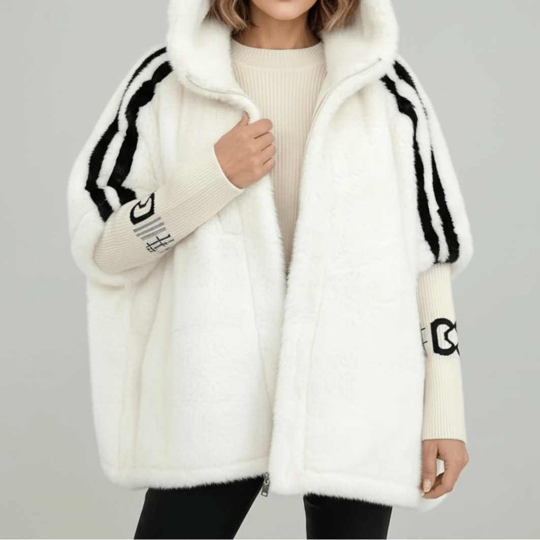 Eleanor™ | Luxe Hooded Faux Fur Jacket
