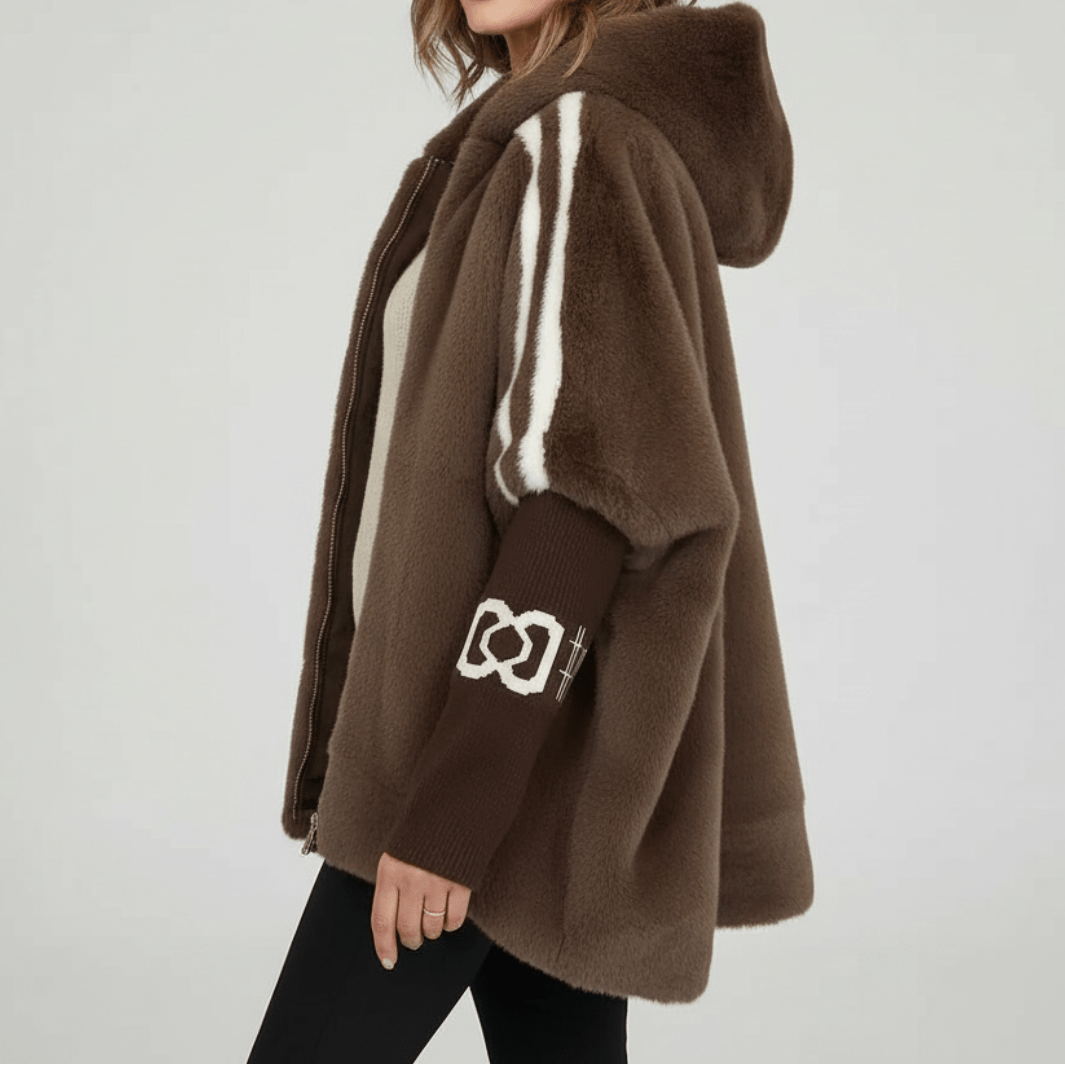 Eleanor™ | Luxe Hooded Faux Fur Jacket