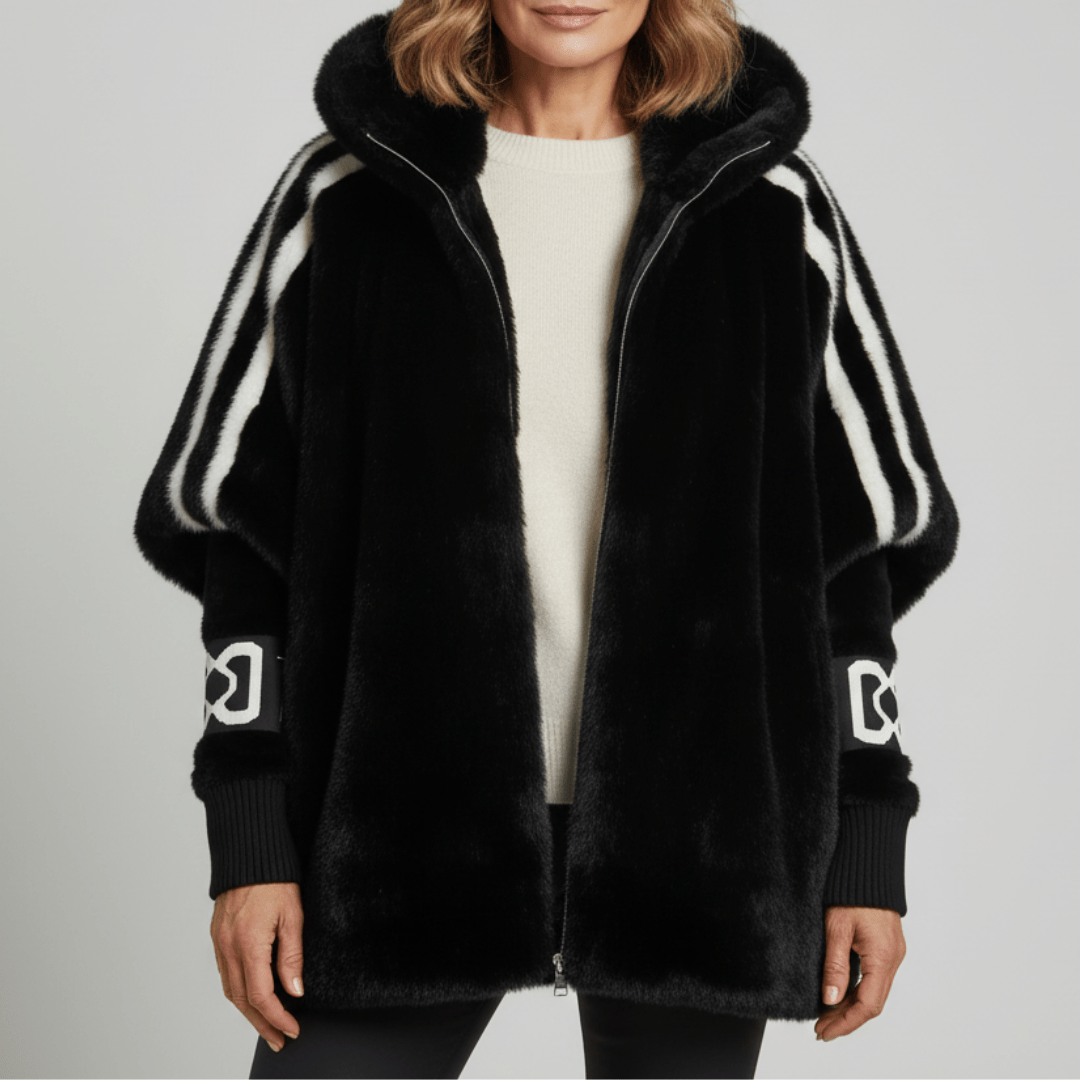 Eleanor™ | Luxe Hooded Faux Fur Jacket