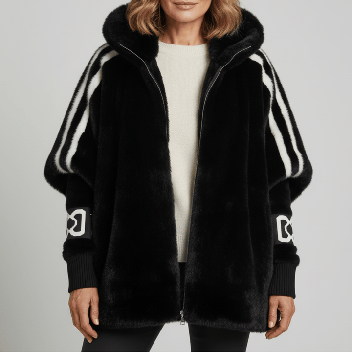 Eleanor™ | Luxe Hooded Faux Fur Jacket
