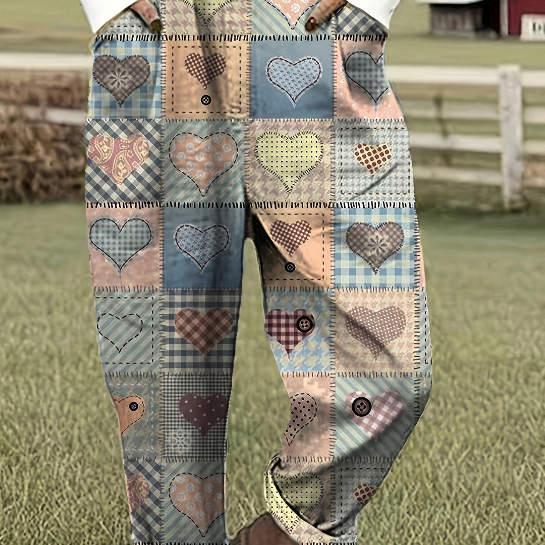 Mabel | Cottage Heart Patchwork Dungarees