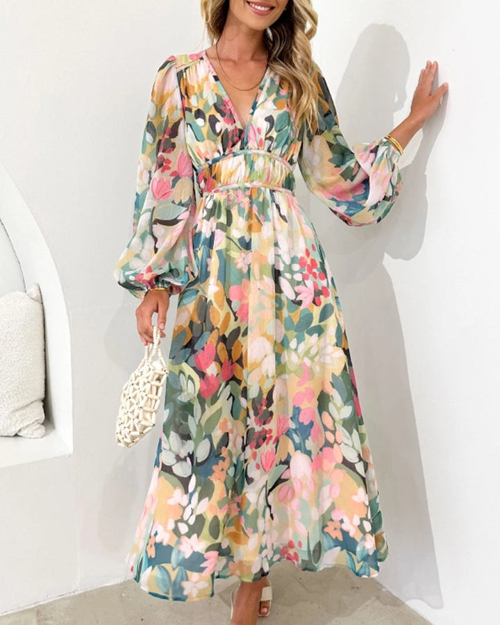 Corrine | Soft Floral Everyday Midi Dress