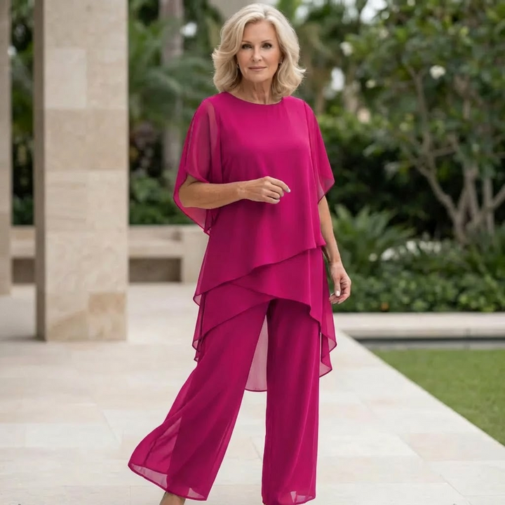 Isabella | Draped Elegance Two-Piece Set