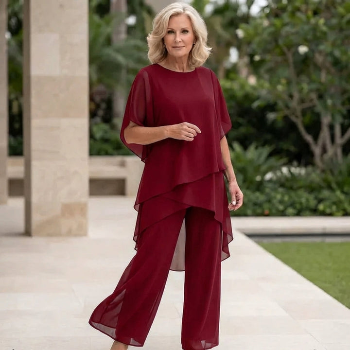 Isabella | Draped Elegance Two-Piece Set