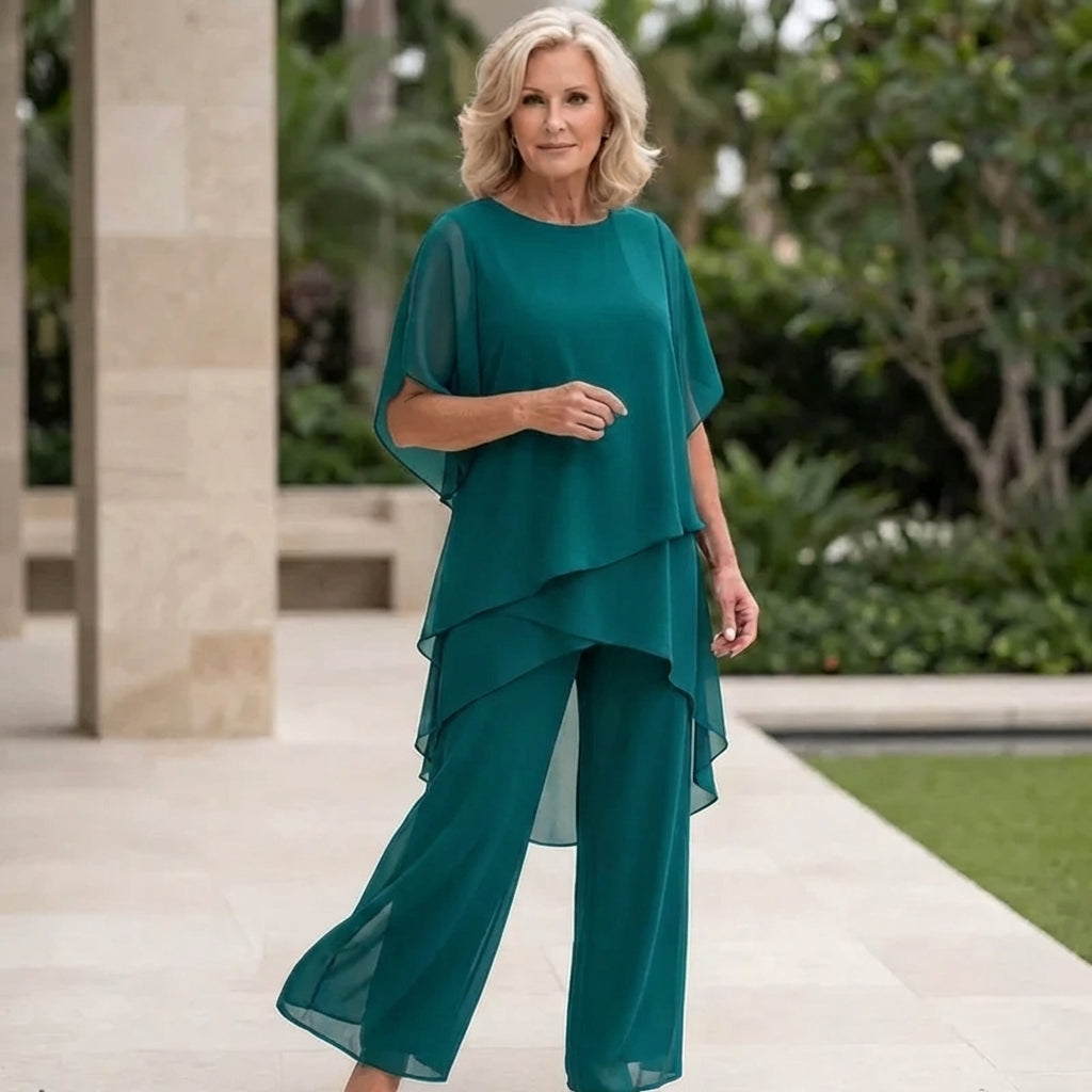 Isabella | Draped Elegance Two-Piece Set