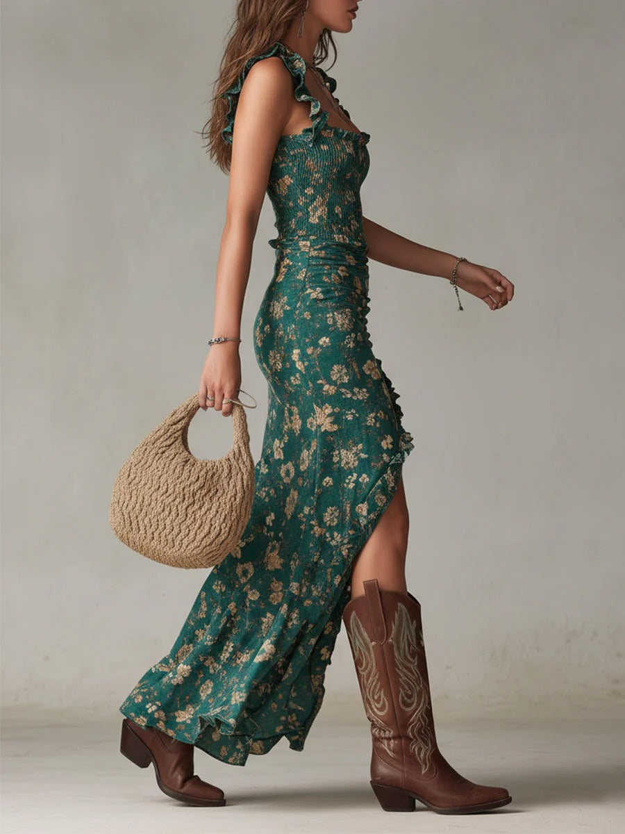 Aveline | Bohemian Flow Maxi Dress
