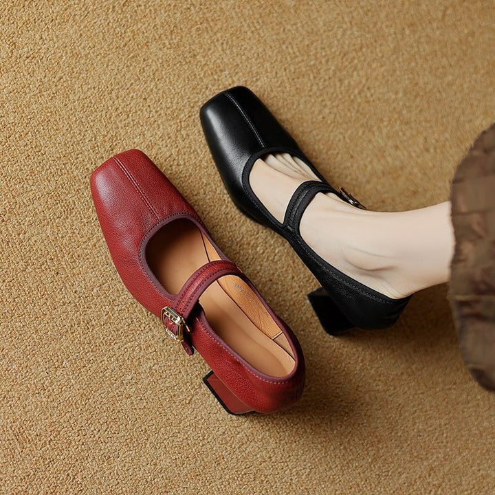 Nora™ | Elegant Strap Heels