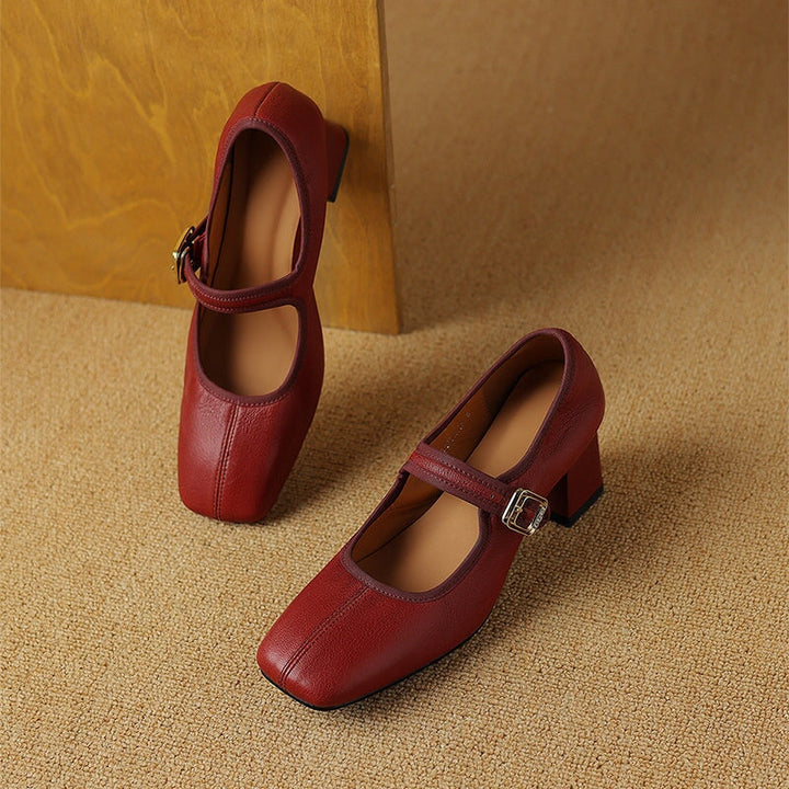 Nora™ | Elegant Strap Heels