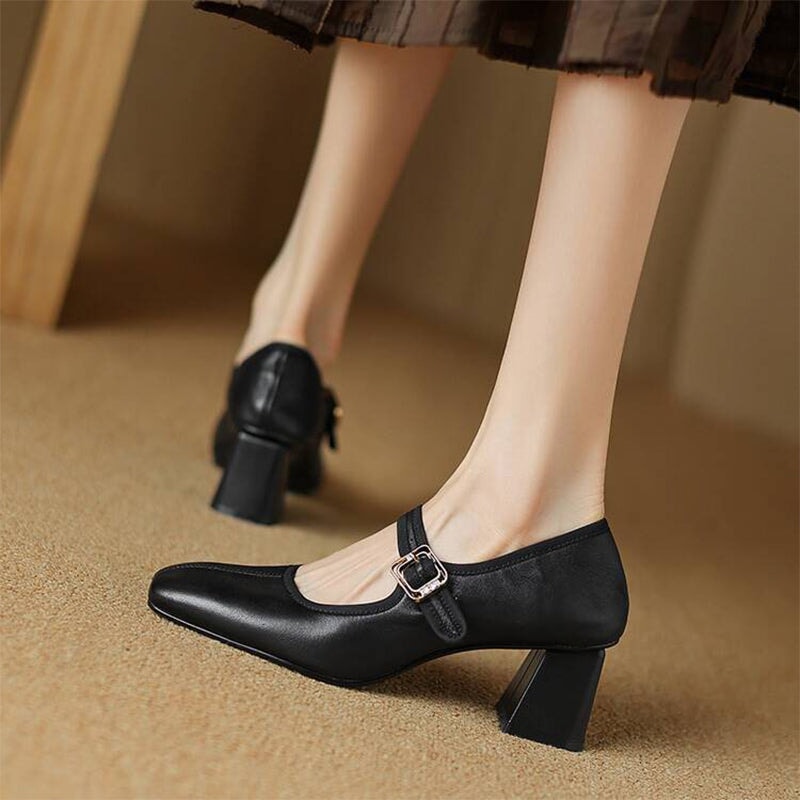 Nora™ | Elegant Strap Heels
