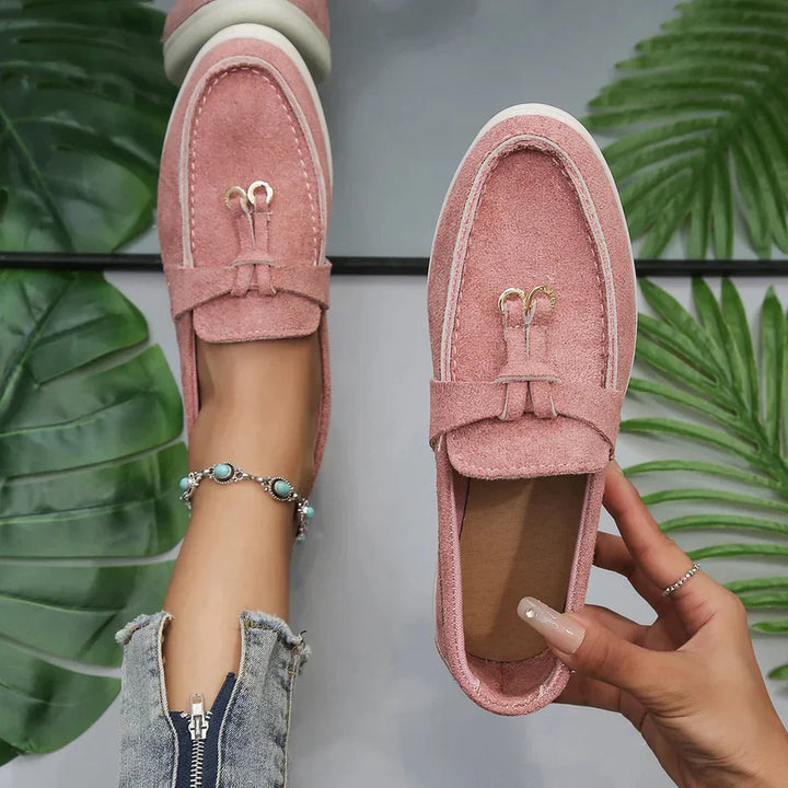 Slip-On Loafers | Textured Microsuede | Everyday Comfort Sole