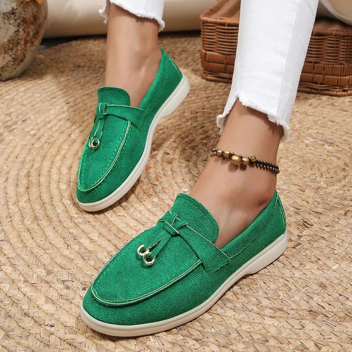 Slip-On Loafers | Textured Microsuede | Everyday Comfort Sole