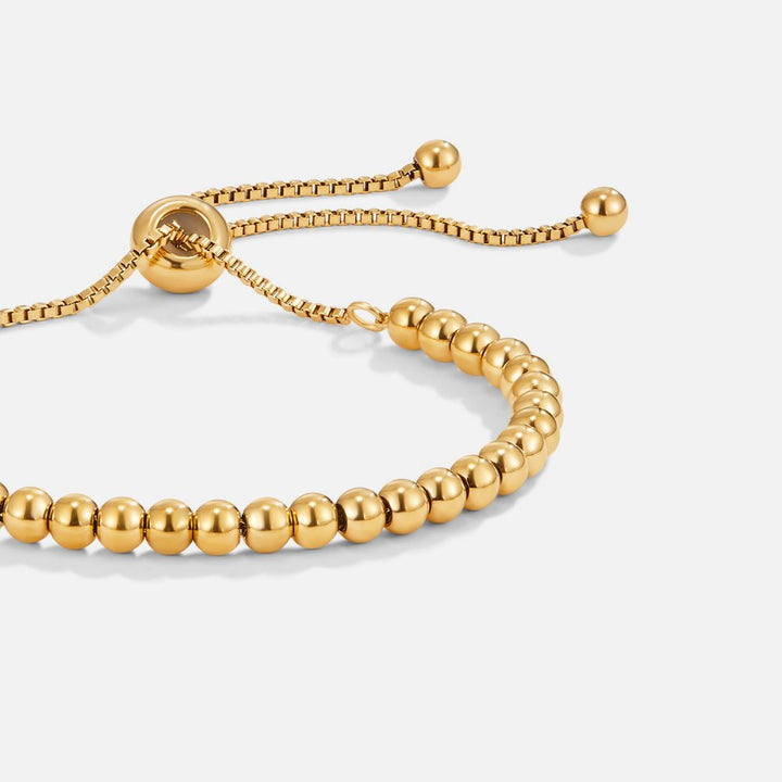 Nila Bead Bracelet in Gold