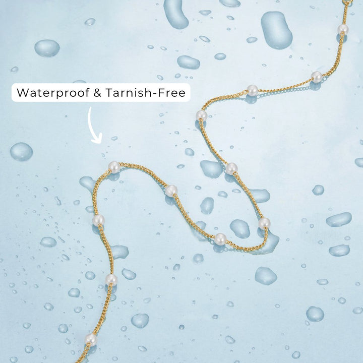 Queen Golden Pearl Necklace