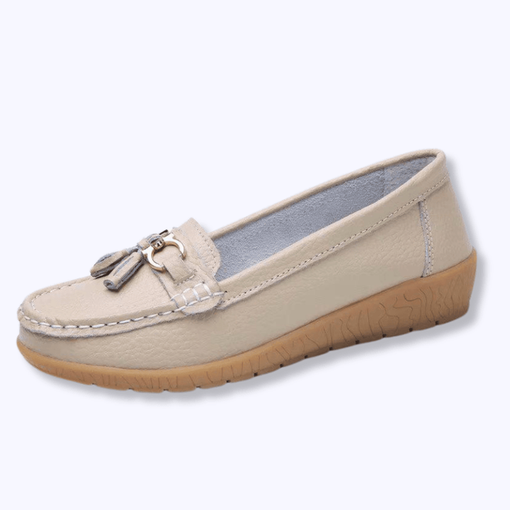 Orthopaedic Tassel Loafers | Cushioned Slip-On Flats for All-Day Comfort