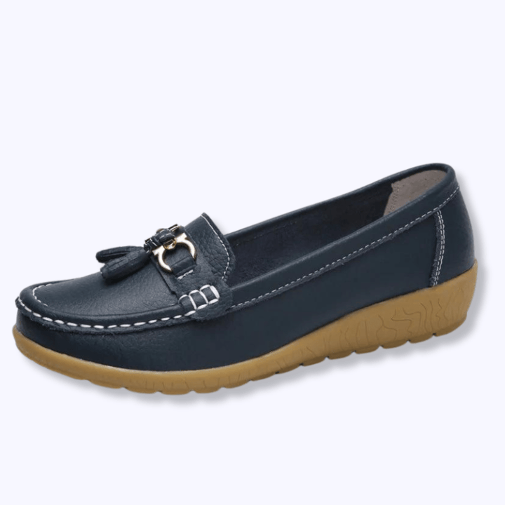 Orthopaedic Tassel Loafers | Cushioned Slip-On Flats for All-Day Comfort