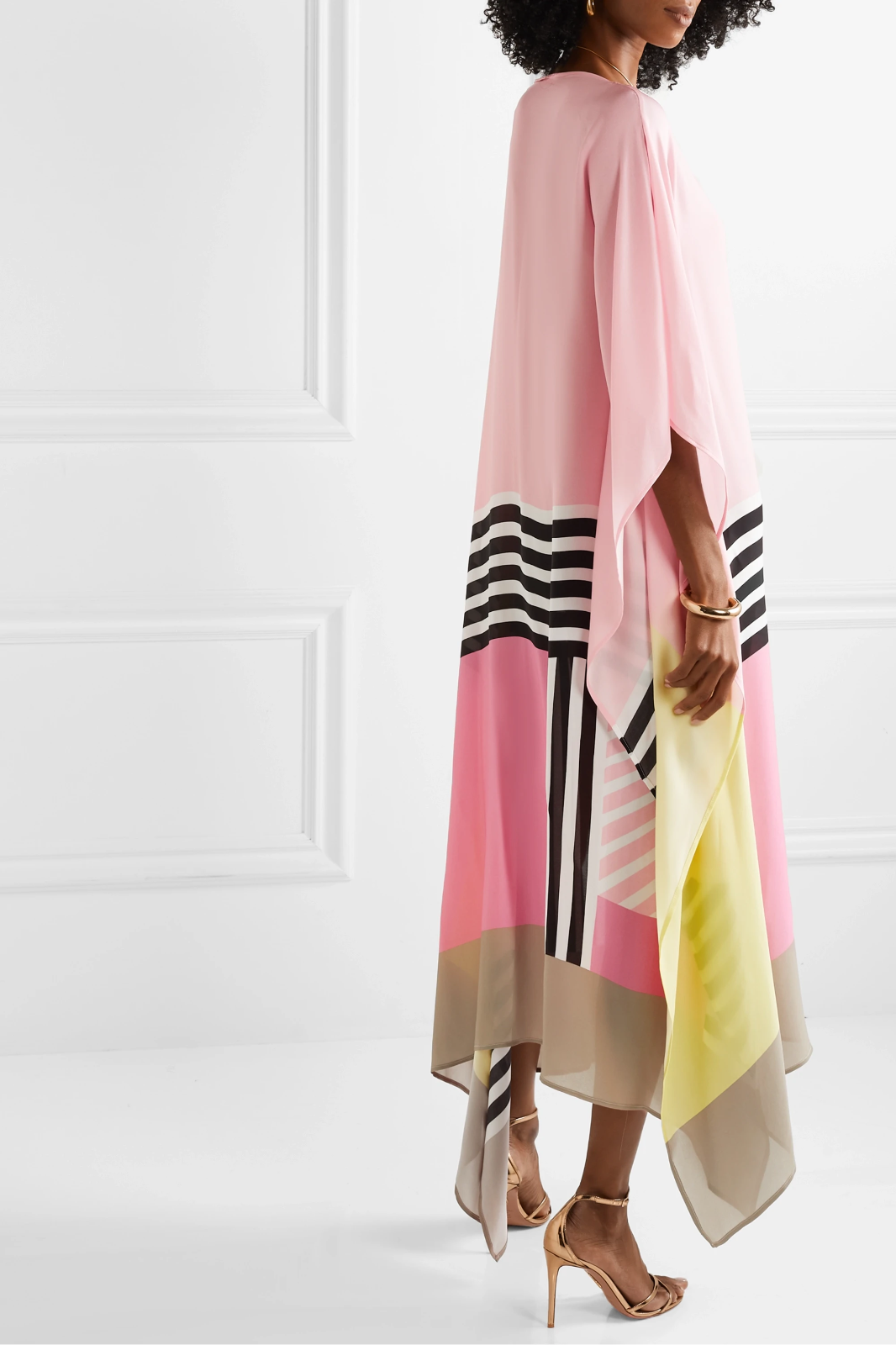 Xyrelvyn | Elegant Colorblock Maxi Dress