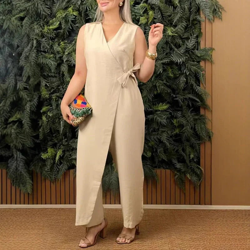Nyelina | Elegant Flow Wrap Jumpsuit