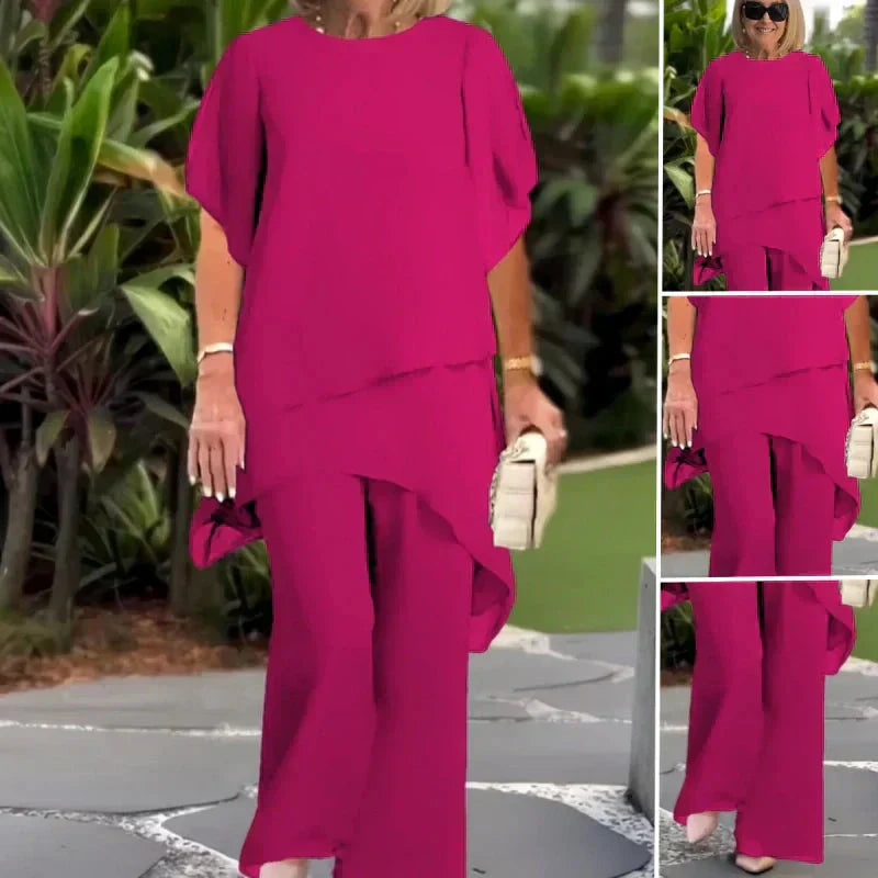 Isabella | Draped Elegance Two-Piece Set