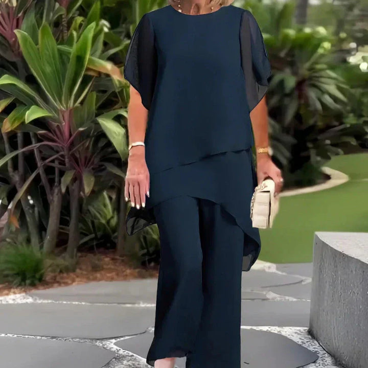 Isabella | Draped Elegance Two-Piece Set